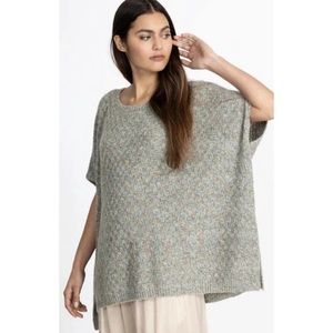 NWT Johnny Was Calme Basket Weave Poncho